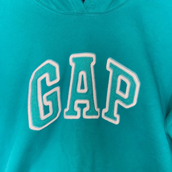 Turquoise GAP hoodie - Picture 3 of 8